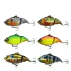 Vatalion leurre de pêche coulant sans lèvres manivelle appât dur artificiel articulé VIB Vibration Wobblers truite bar pêche Swimbait Vatalion leurre de pêche coulant sans lèvres manivelle appât dur artificiel articulé VIB Vibration Wobblers truite bar pêche Swimbait