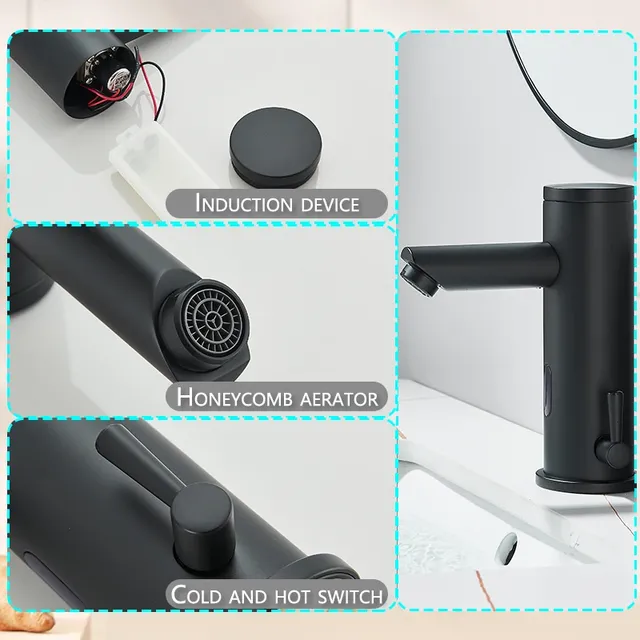 Mitigeur lavabo monotrou sensoriel infrarouge sans… – vue 4
