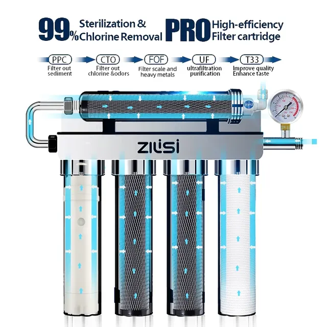 Purificateur d'eau par Ultrafiltration en 5 étapes – vue 2