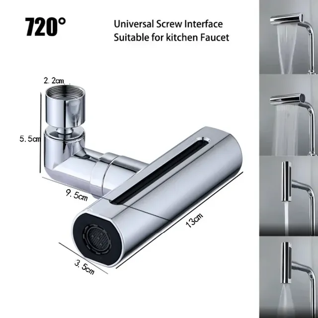 Nouveau Robinet de cuisine cascade 4 Modes universel 720… – vue 6