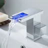 Robinet de lavabo noir LED de luxe – vue 5