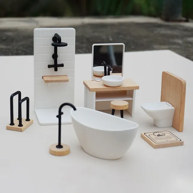 1:12 maison de poupée Simulation salle de bain jouet… – vue 5