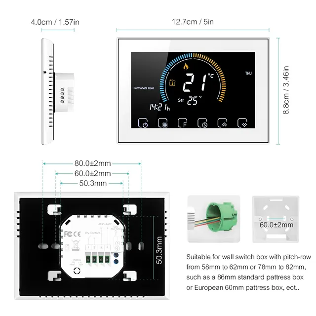 Smart WiFi ThermoandreTemperature Contrmatérielle – vue 5