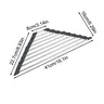 Filtre eau triangulaire pliable évier rangement bols… – vue 5