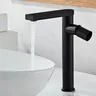 Robinet mitigeur de lavabo de salle de bains poli noir… – vue 4
