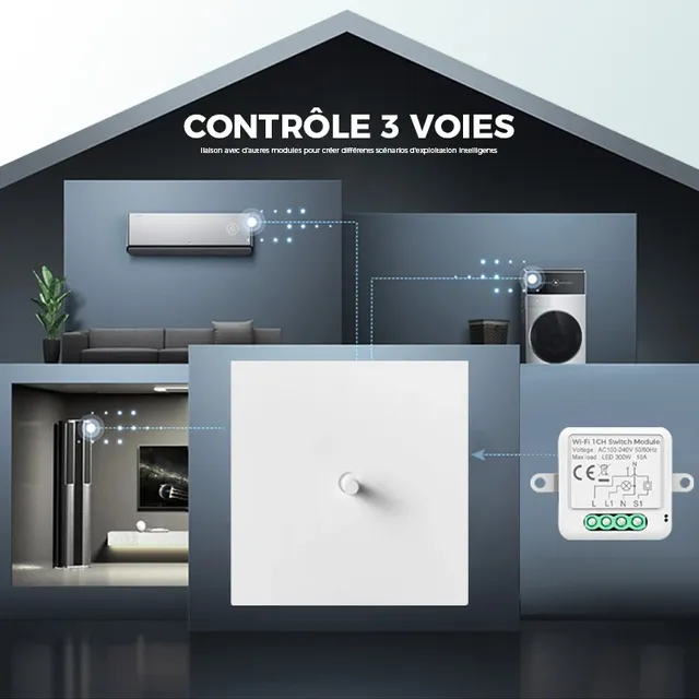 Avoir Tuya commutateur intelligent pour maisons bouton… – vue 3