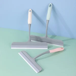 Raclette de fenêtre de douche pour portes de douche, fournitures de nettoyage de vitres de salle de bains et de vitres de voiture pour le nettoyage ménager, 1 pièce Raclette de fenêtre de douche pour portes de douche, fournitures de nettoyage de vitres de salle de bains et de vitres de voiture pour le nettoyage ménager, 1 pièce