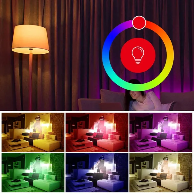 Tuya Wifi/Bluetooth ampoule intelligente Alexa lampe à… – vue 4