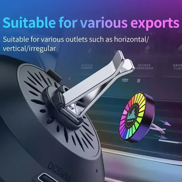 Diffuseur d'aromathérapie pour voiture RGB – vue 4