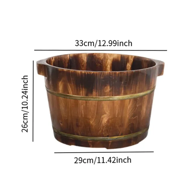 Baignoire pieds bois massif épais robuste portable… – vue 6