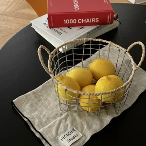 Organisateur de cuisine, panier tissé en fil nordique, panier de rangement Portable en fil de fer, panier de rangement de fruits de cuisine pratique, salon Organisateur de cuisine, panier tissé en fil nordique, panier de rangement Portable en fil de fer, panier de rangement de fruits de cuisine pratique, salon