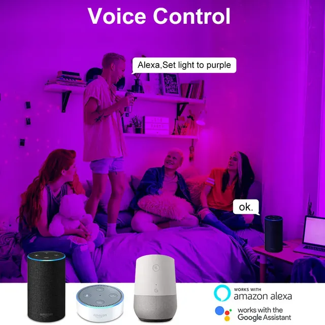 Ampoule LED intelligente RGB E27 B22 – vue 4