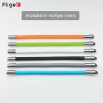 Fliger-Tuyau Flexible en Silicone Rotatif à 360 °, Accessoires de Cuisine, Tube de Robinet d&rsquo;Eau Coloré pour Bassin de Lavage