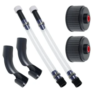 Tuyau de remplissage de carburant de course en PVC transparent, tuyau de gaz précieux, remplacement universel, bouchon de carafe avec cintreuse de tuyau, voiture