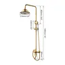 ZAPPO robinets de baignoire en laiton doré 8 " – vue 2