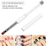 Pinceau ongulaire rétractable ovale plat gel UV… – vue 4