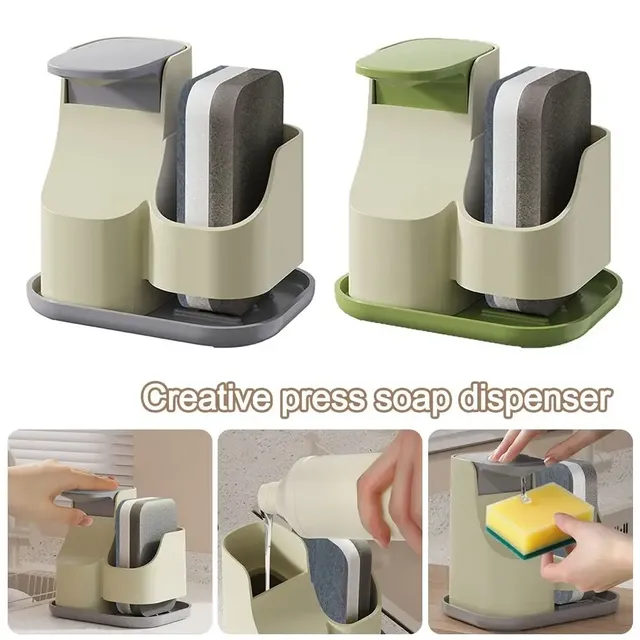 Distributeur de savon de cuisine réutilisable – vue 2