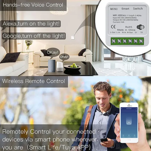 16A Tuya commutateur WiFi intelligent prise en charge… – vue 4