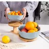 Assiette à fruits nordique ronde en céramique – vue 3