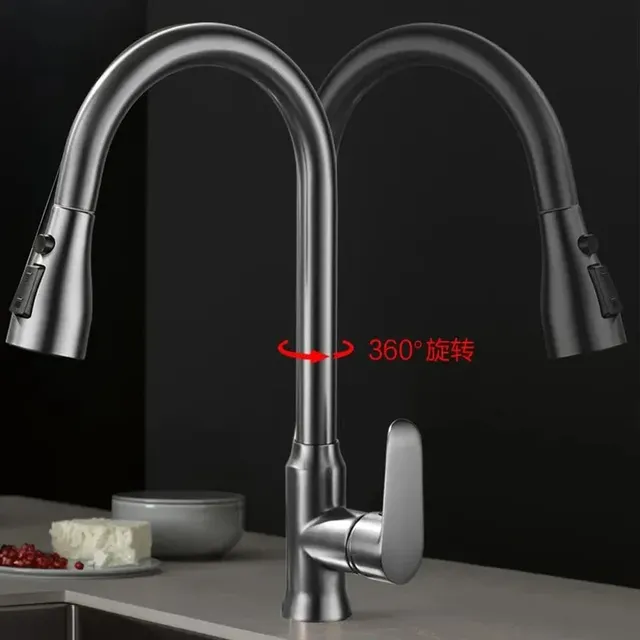 Robinet d'évier de cuisine extractible – vue 3