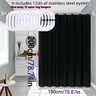 Rideau de douche noir de style Simple – vue 5