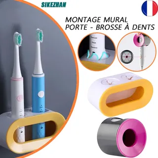 Porte-brosse à dents mural