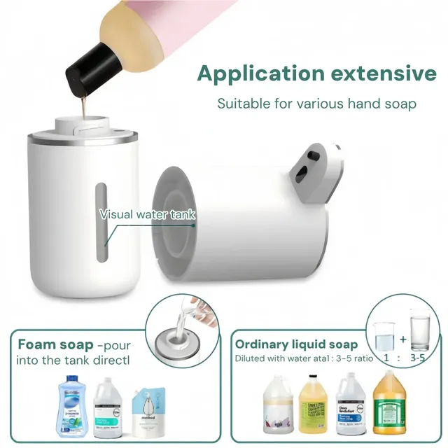 Distributeur automatique savon mains sans contact… – vue 3