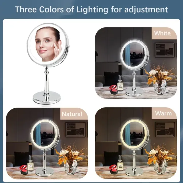 Miroir de maquillage éclairé – vue 2
