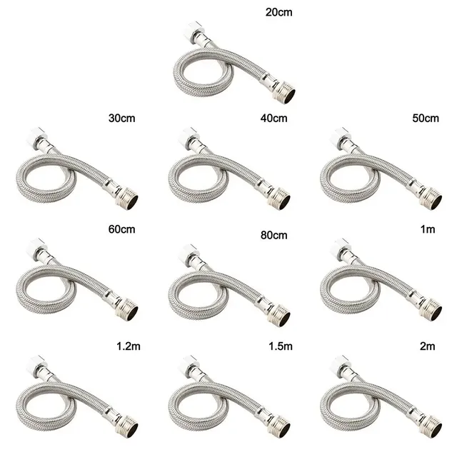 Tuyau de douche Flexible de 20 à 200CM de longueur – vue 6