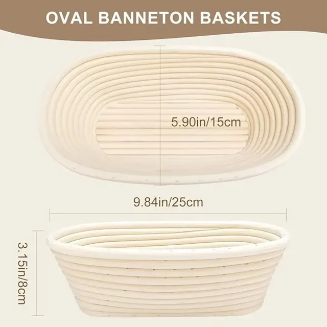 Panier de Fermentation de pain ovale européen – vue 5