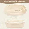 Panier de Fermentation de pain ovale européen – vue 5