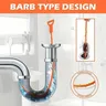 Lot six extracteurs cheveux canalisation lavabo douche… – vue 4