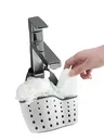 Porte éponge suspendu évier rangement compact silicone… – vue 4