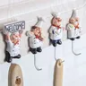 Crochets muraux adhésifs chefs dessin animé souriants… – vue 3