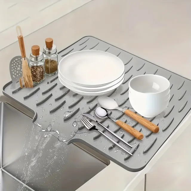 Tapis de vidange pour évier de cuisine et comptoir en… – vue 2