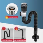 Interrupteur évier de ark en laiton sans trop-plein, vidange pop-up, utiliser HOProducts, accessoires 811790