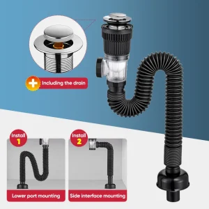 Interrupteur évier de ark en laiton sans trop-plein, vidange pop-up, utiliser HOProducts, accessoires 811790