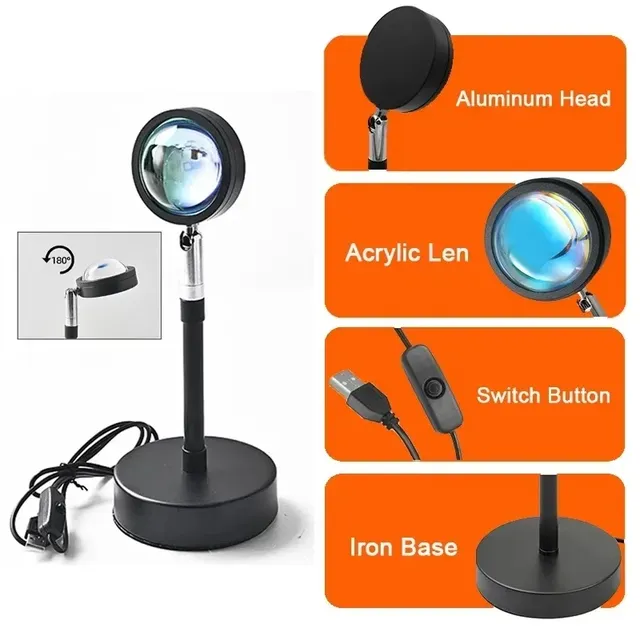 Lampe LED arc-en-ciel intelligente – vue 5