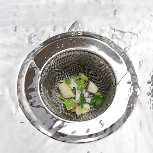 Crépine d'évier de cuisine en acier inoxydable – vue 2