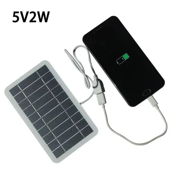 Panneau de chargeur solaire USB 5V 2W – vue 2
