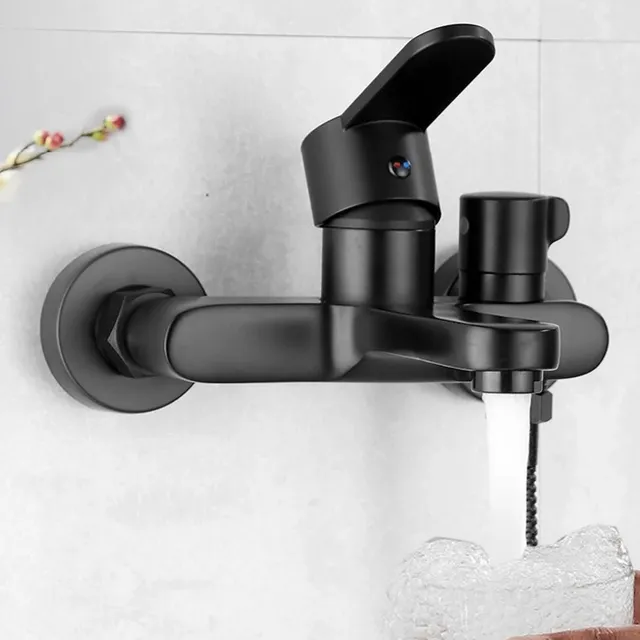 Robinet de baignoire noir – vue 3