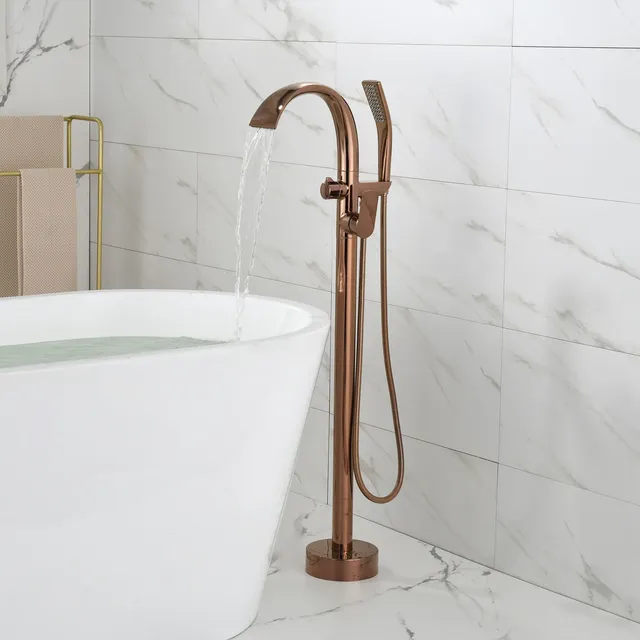 Robinet de baignoire cascade sur pied – vue 3