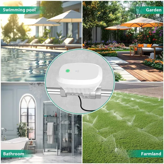 AFOURT-2X Tuya Wifi intelligent vanne d'eau compteur… – vue 4