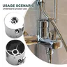Bouton poignée commande thermostatique chromée miroir… – vue 2