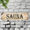 Panneau de sauna vintage en aluminium 4x16" (10x40cm) – vue 6