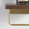 Porte-rouleau de papier toilette mural en laiton – vue 6