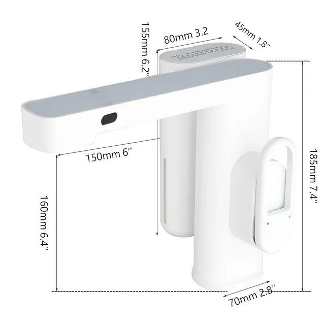 ZAPbagSensor-Évier de bassin avec capteur automatique – vue 6
