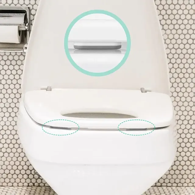 Pare-chocs de siège de toilette 4 pièces – vue 3