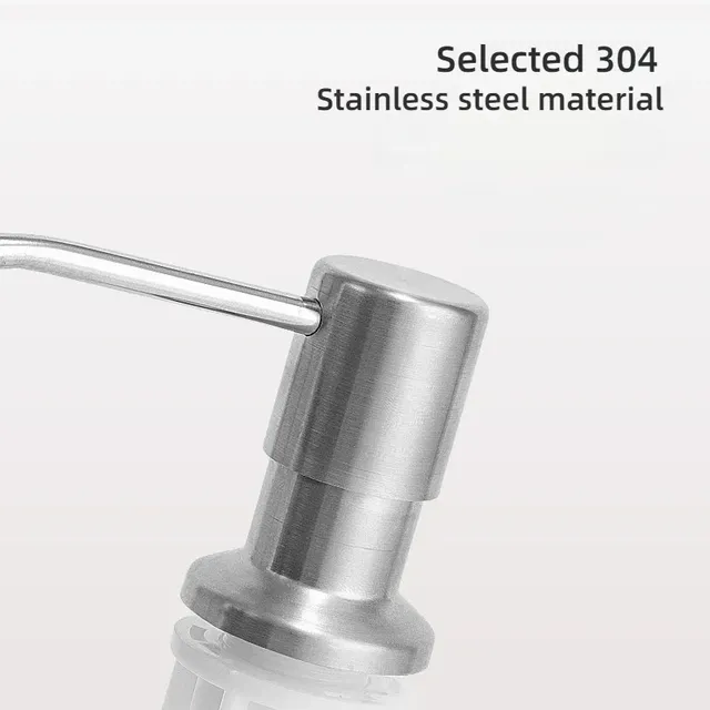 Distributeur savon évier encastrable inox brossé pompe… – vue 5