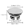 Lavabo rond bien rangé garniture Chrome débordement… – vue 6